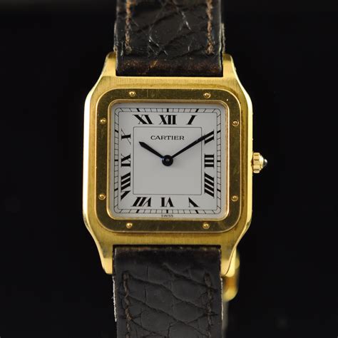 montre cartier santos dumont homme